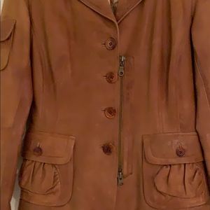 Danier. Cognac blazer/ jacket. Xsmall. Vintage
